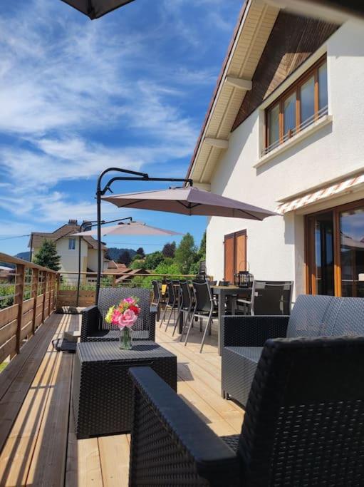 Gite Papillon 6 A14 Personnes - Jacuzzi Gérardmer Esterno foto